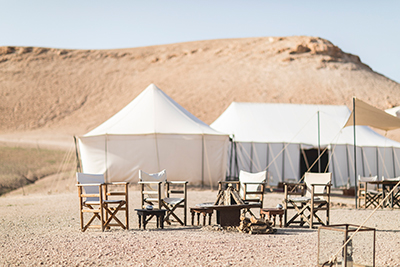 Living area - Scarabeo Camp - Agafay Desert, Morocco
