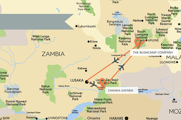 Iconic Zambia - Map